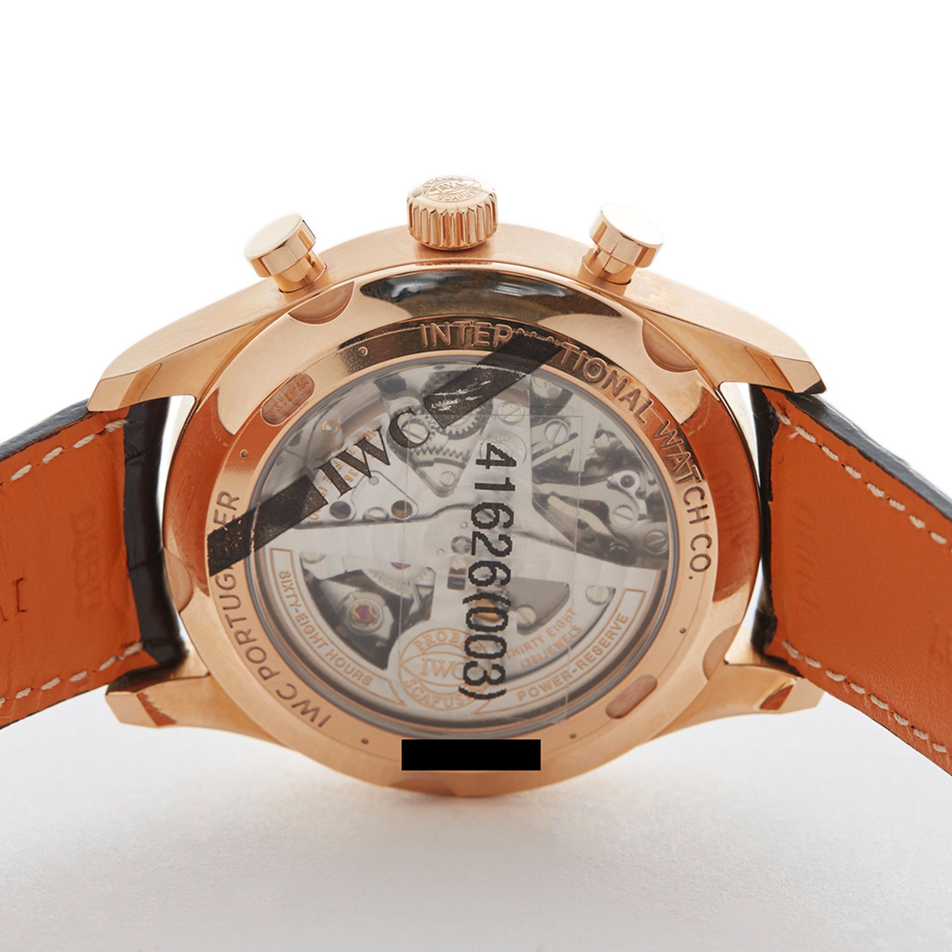 IWC Portuguese Chronograph 42mm 18K Rose Gold - IW390405 - Image 8 of 9