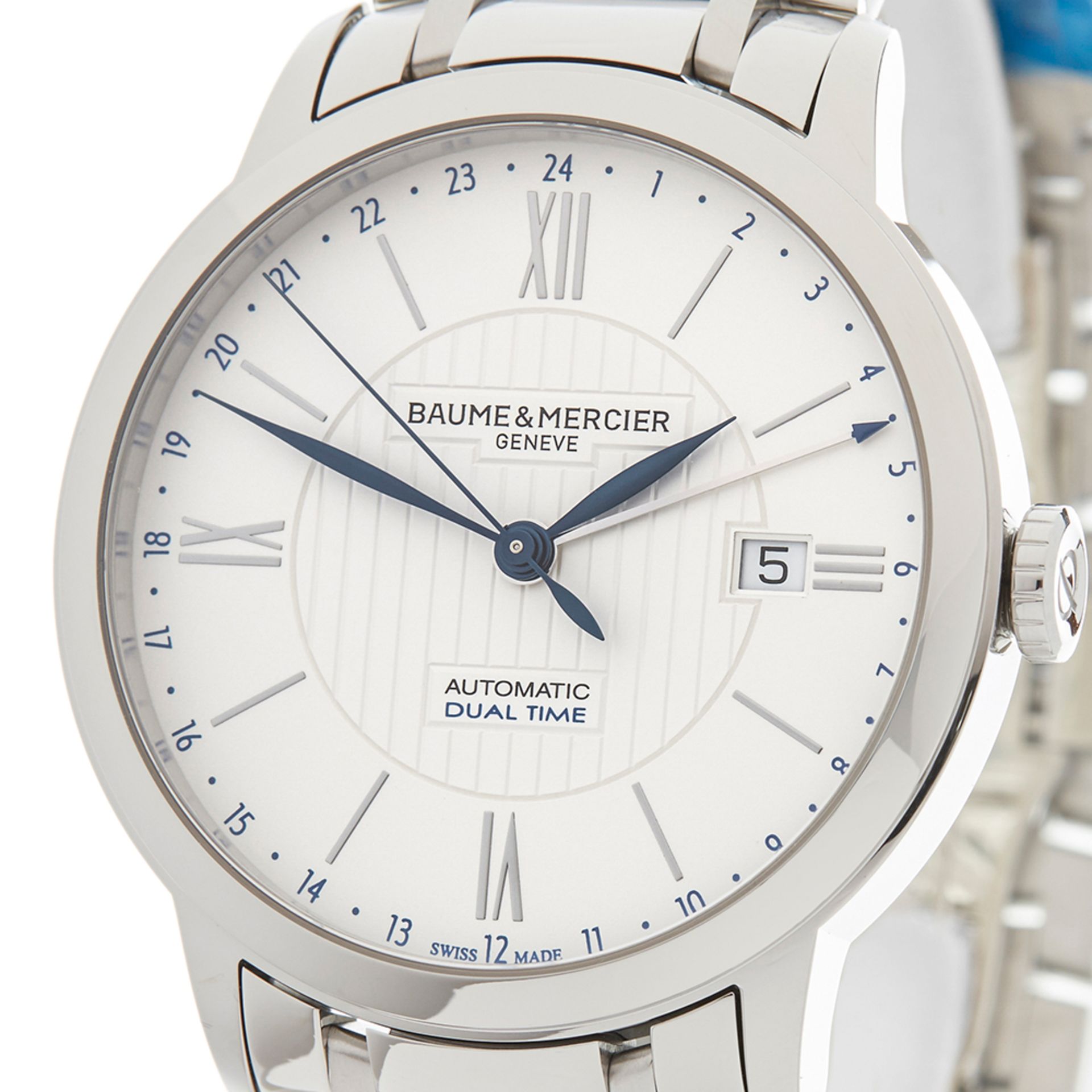 Baume & Mercier Classima Dual Time 40mm Stainless Steel - M0A10273