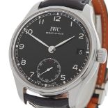IWC Portuguese Hand Wound Eight Days 43mm Stainless Steel - IW510202