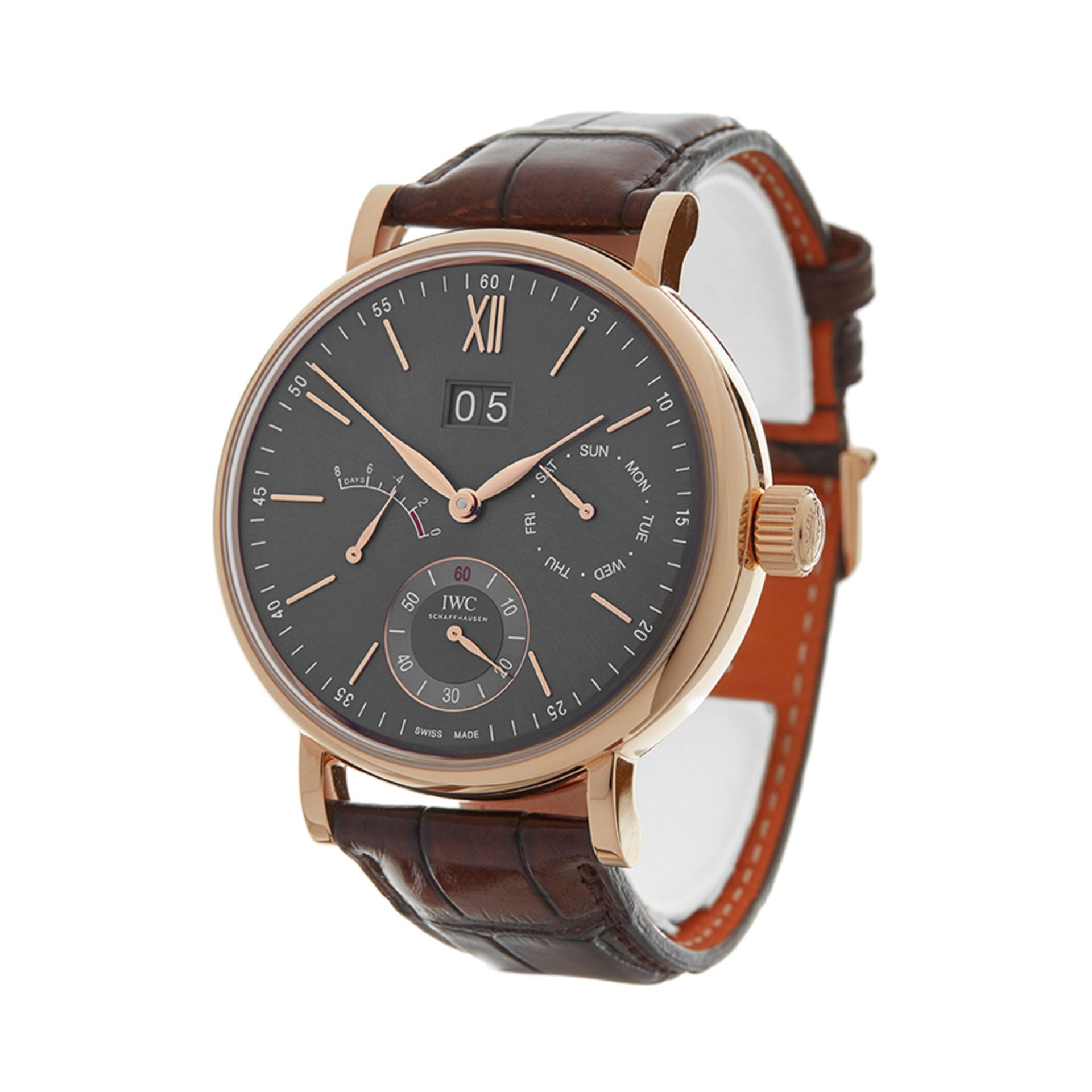 IWC Portofino Eight Days 45mm 18K Rose Gold - IW516203 - Image 3 of 8