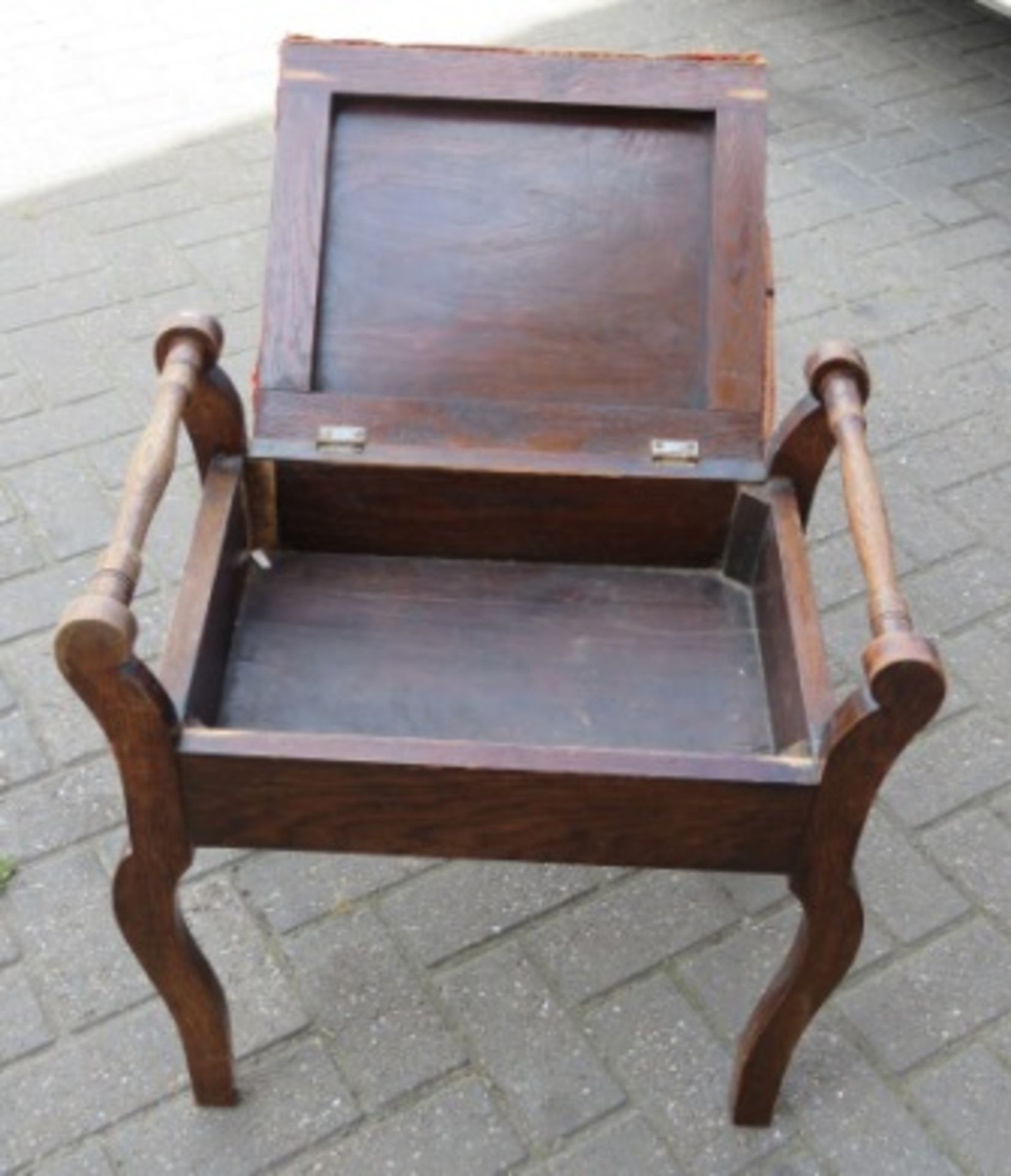 Vintage piano stool - Image 3 of 3