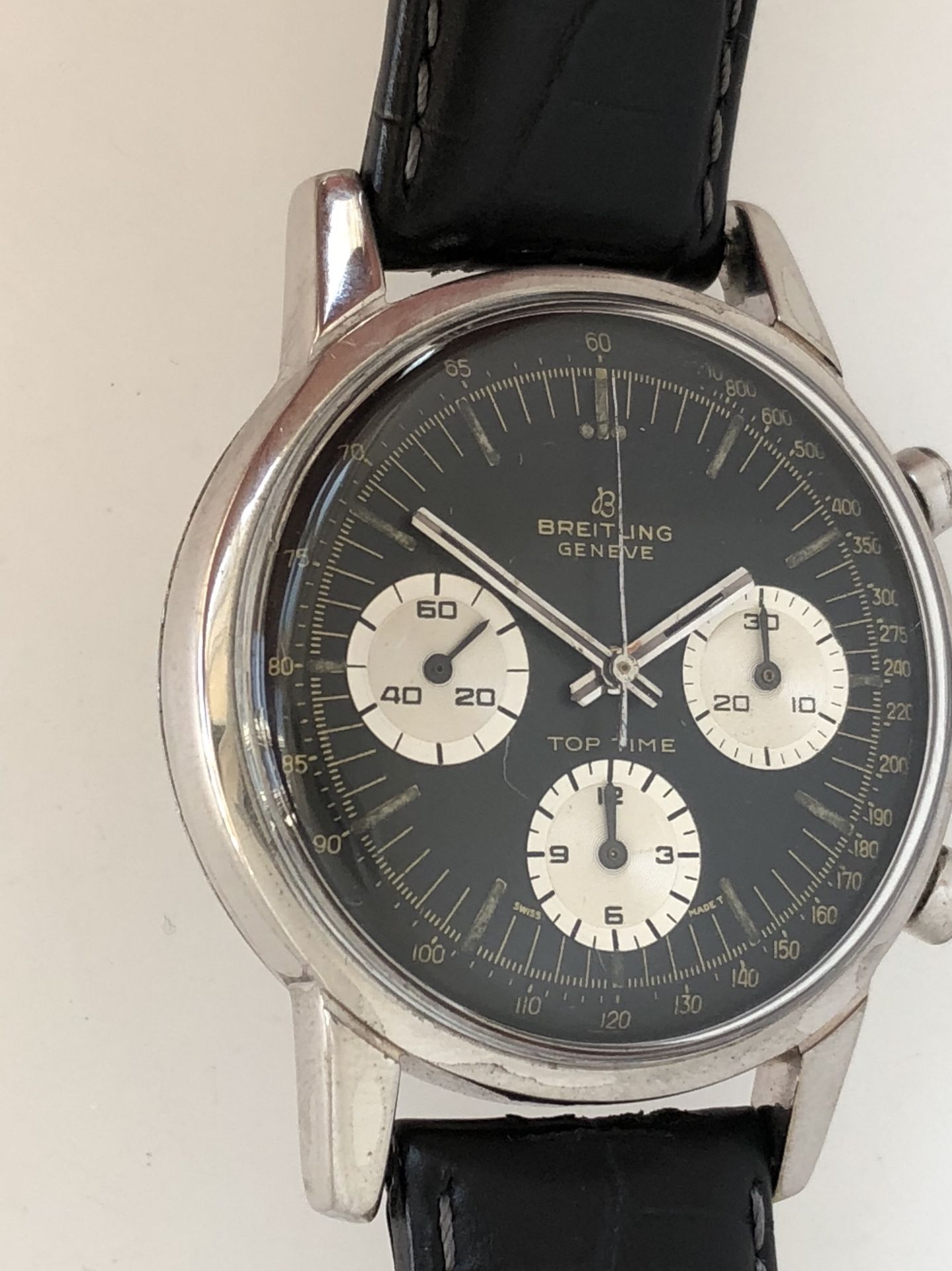 1968 Reverse Panda Dial Breitling Top Time 810 Chronograph - Image 2 of 3