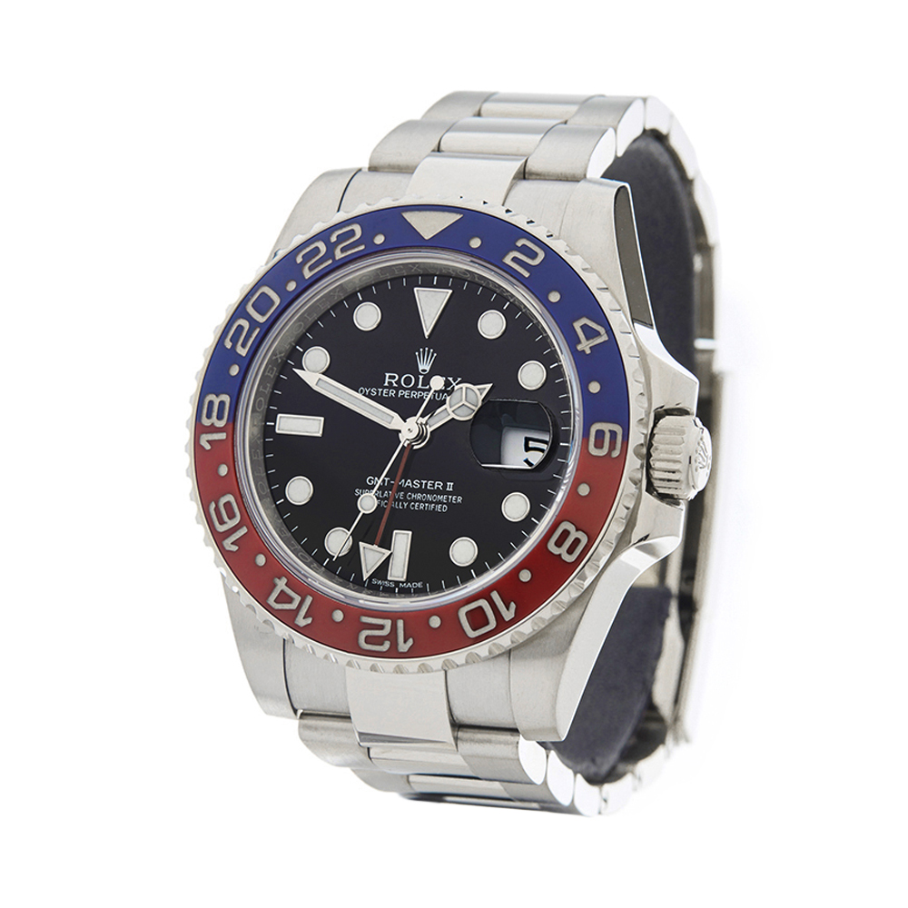 Rolex GMT-Master II Pepsi 40mm 18K White Gold - 116719BLRO - Image 3 of 8