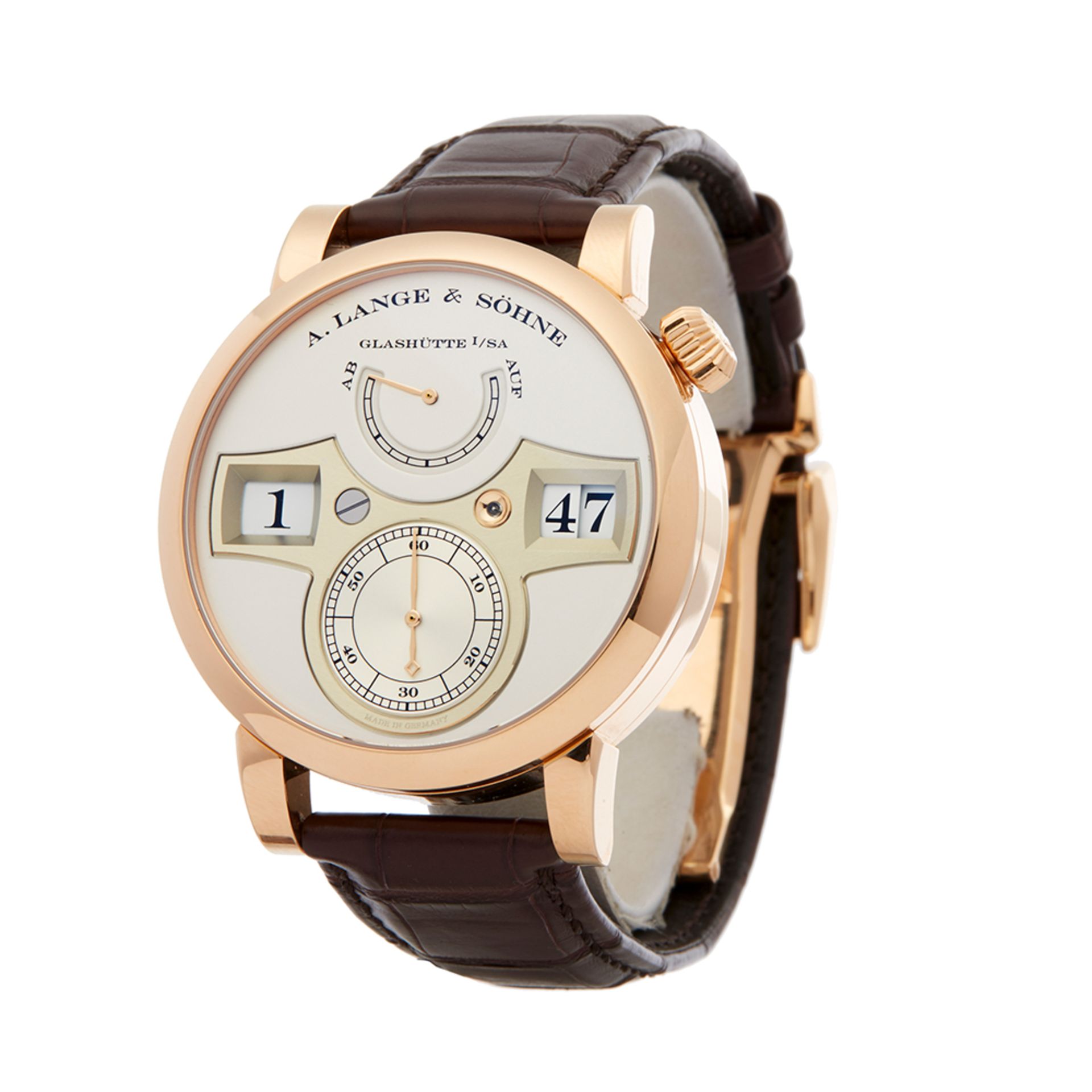 A. Lange & Sohne Zeitwerk 18K Rose Gold - 140.032F - Image 3 of 7