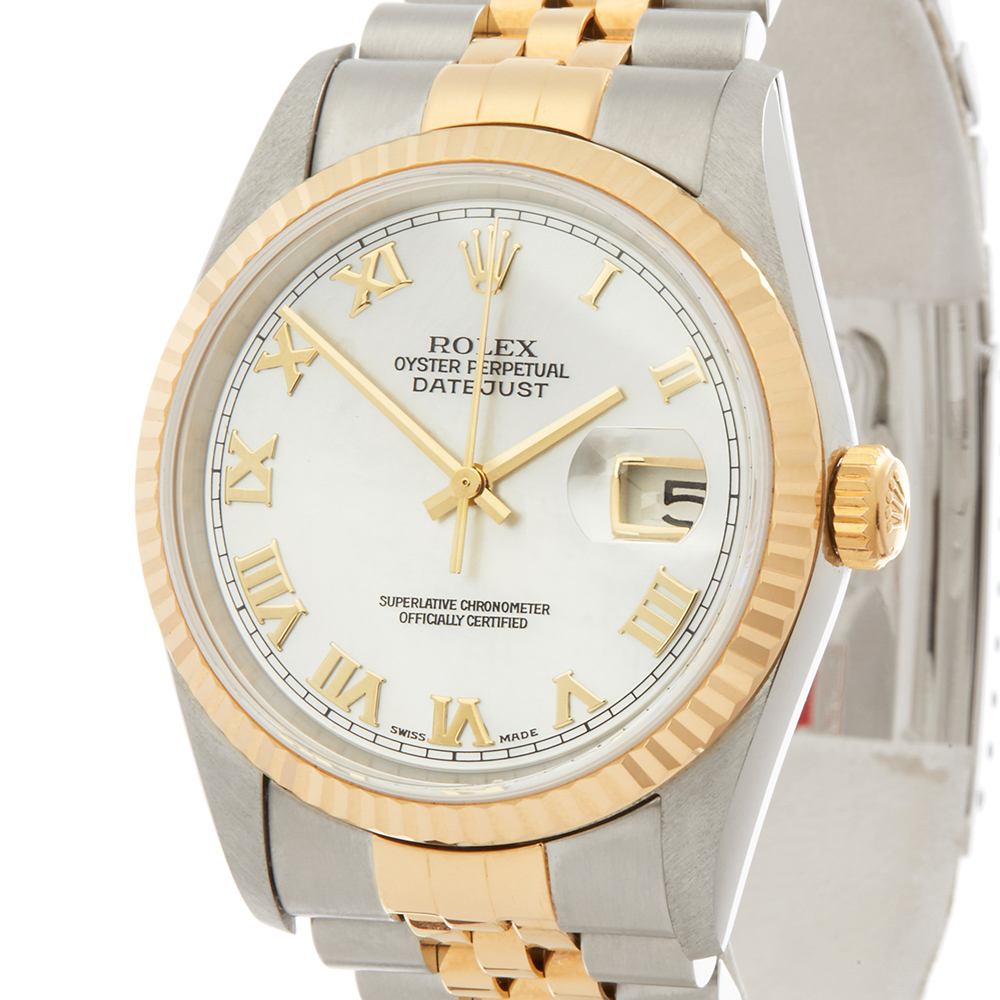 Rolex Datejust 36 Stainless Steel & 18K Yellow Gold - 16233