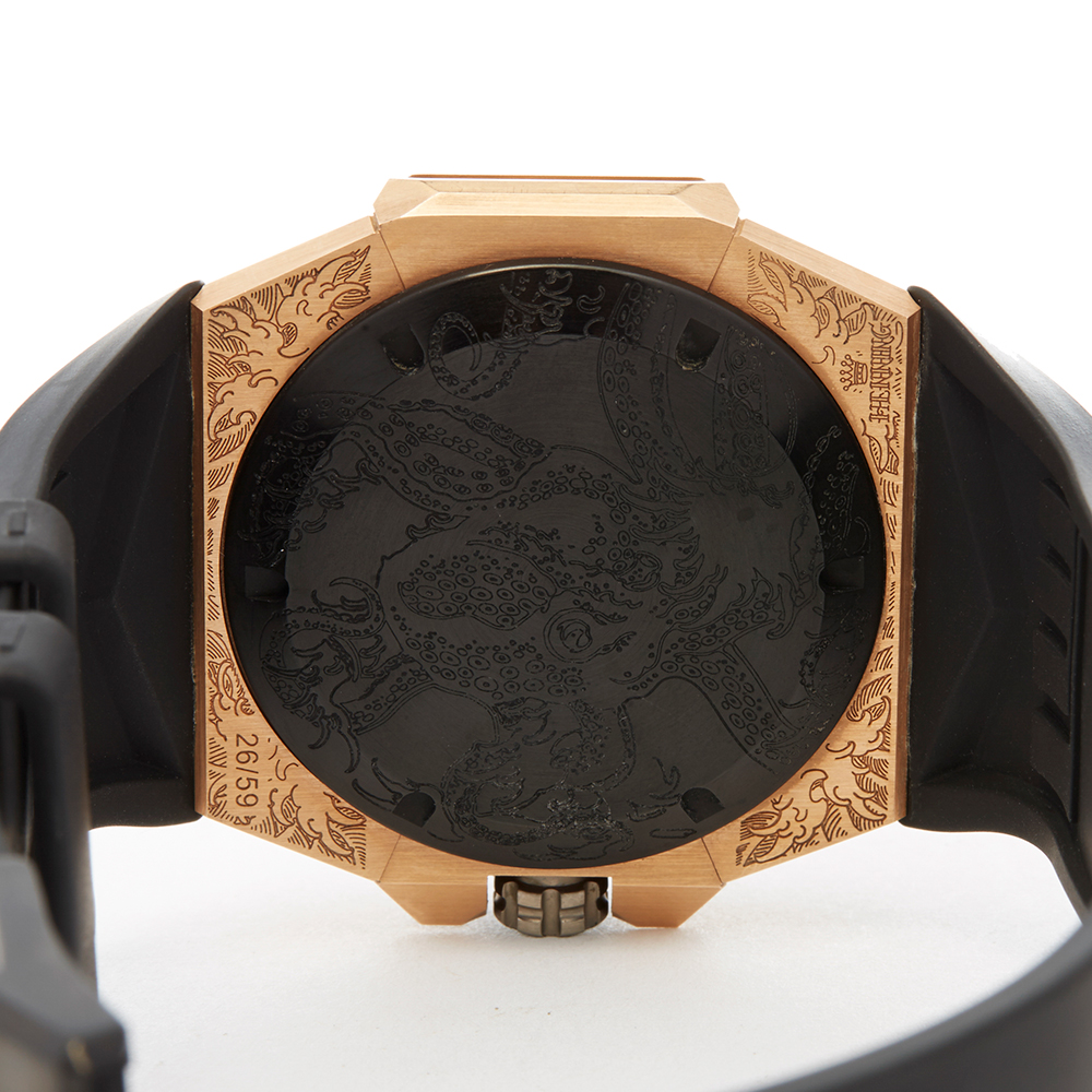 Linde Werdelin Oktopus Moon Tattoo 44mm 18K Rose Gold - OKT.11.MGTT.1 - Image 7 of 8