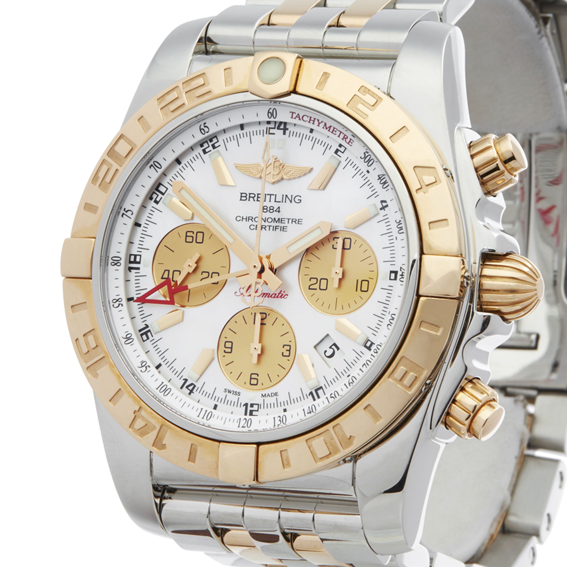 Breitling Chronomat Stainless Steel & 18K Rose Gold - CB042012/A739