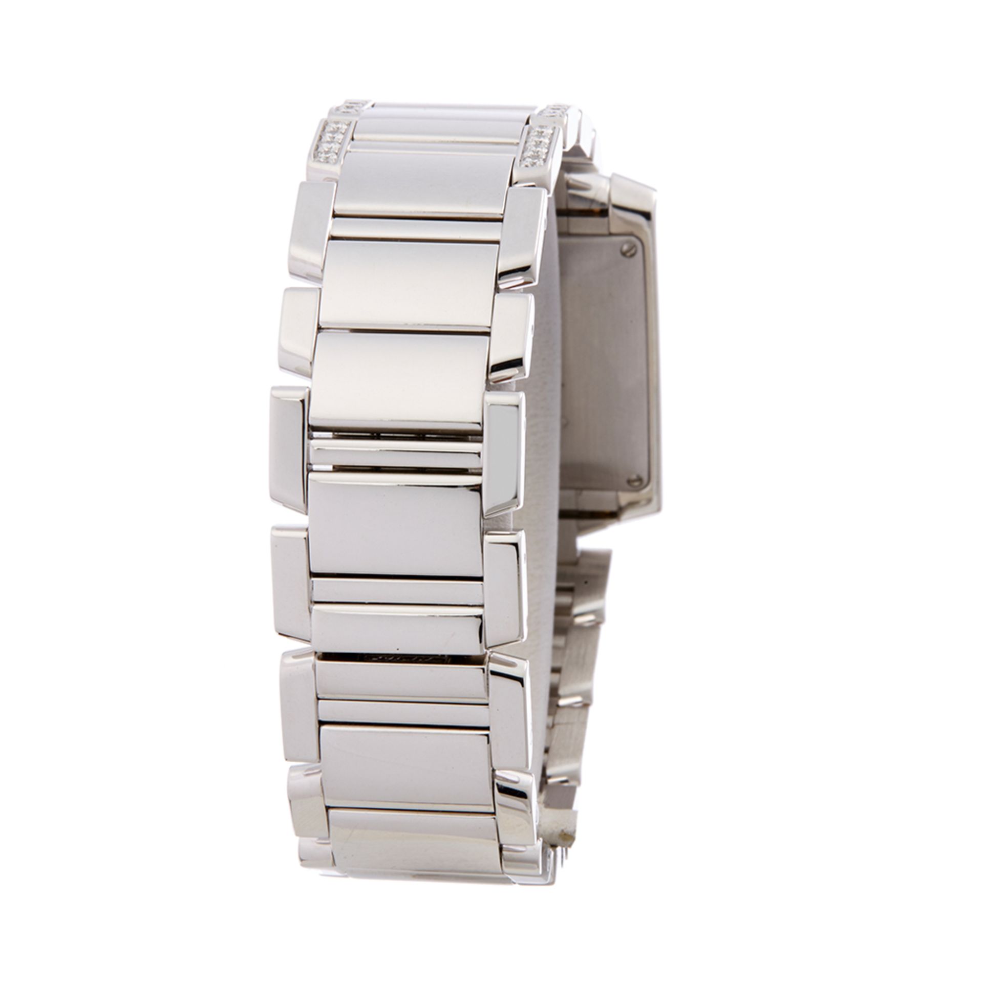 Cartier Tank Francaise Diamond 18K White Gold - WE1003SC - Bild 6 aus 7