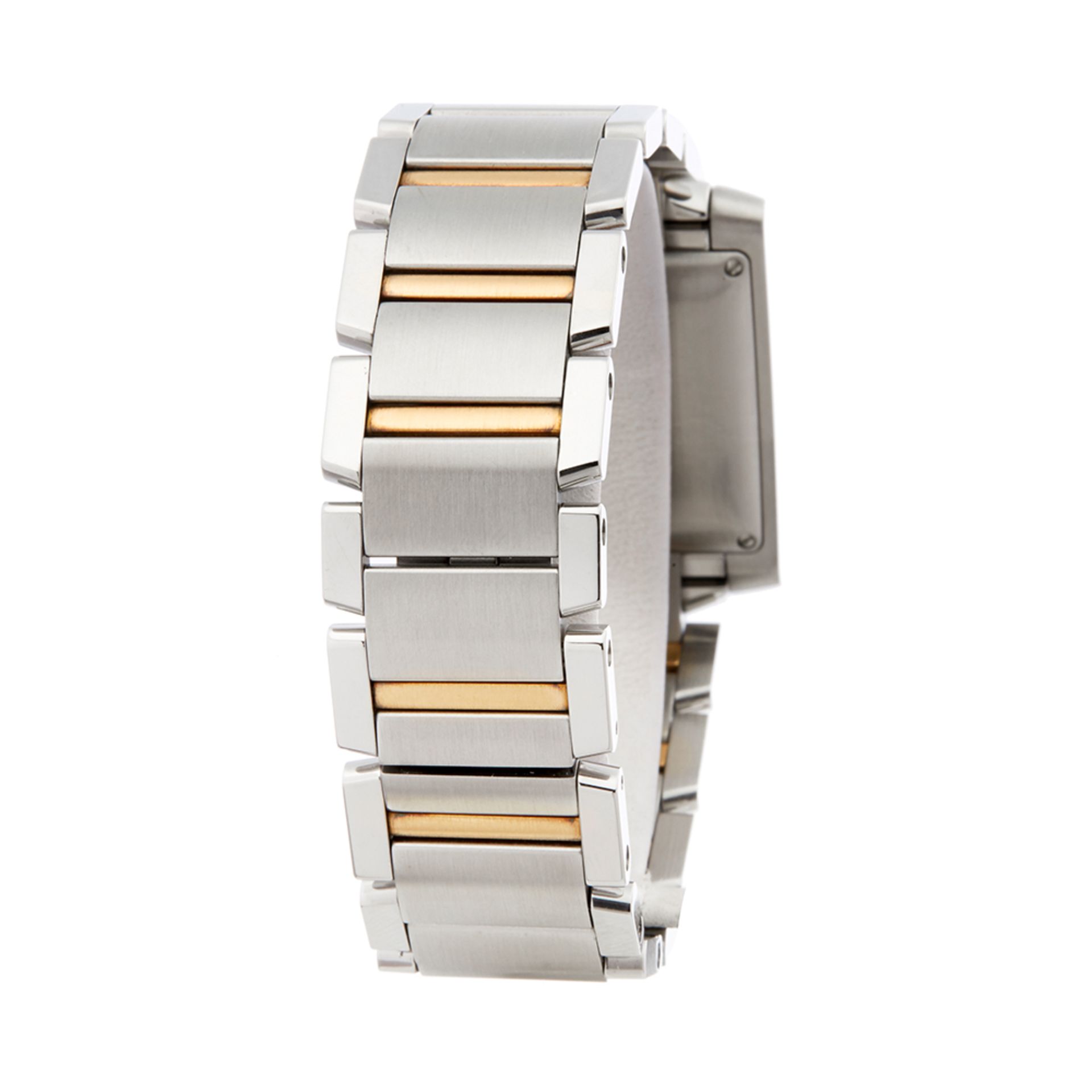 Cartier Tank Francaise Stainless Steel & 18K Yellow Gold - W51005Q4 - Image 6 of 8
