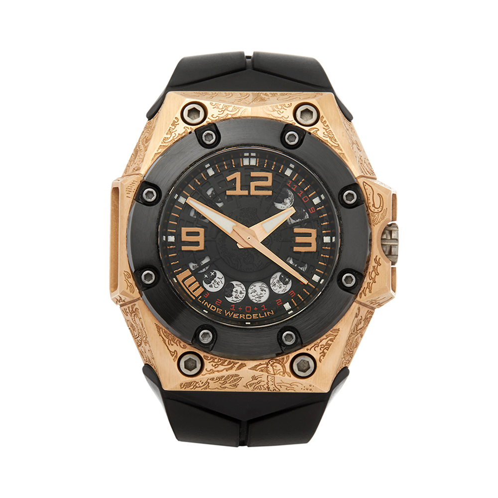 Linde Werdelin Oktopus Moon Tattoo 44mm 18K Rose Gold - OKT.11.MGTT.1 - Image 2 of 8