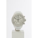 Chanel J12 Diamond Chronograph White Ceramic - H1007