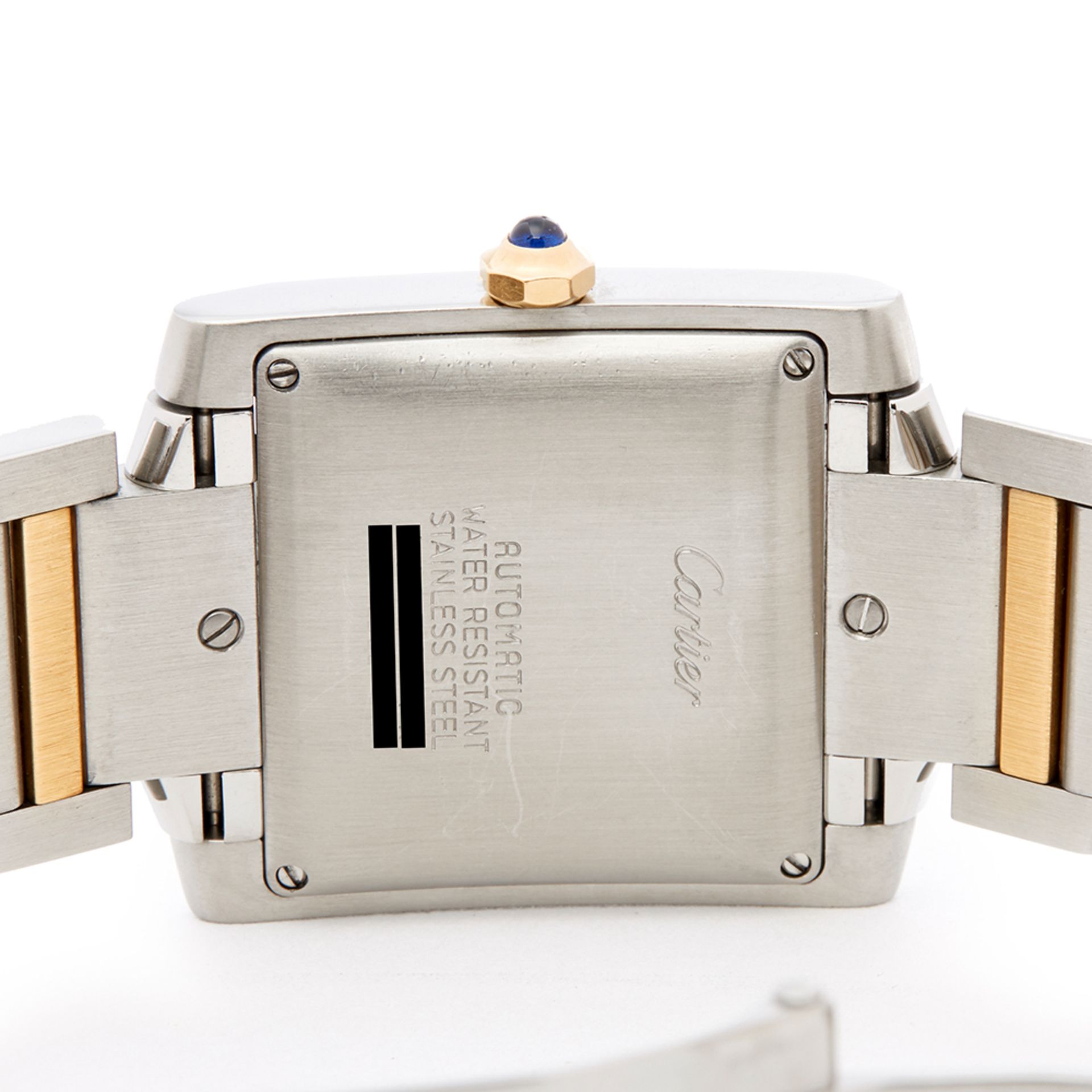 Cartier Tank Francaise Stainless Steel & 18K Yellow Gold - W51005Q4 - Image 7 of 8