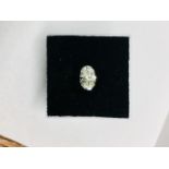 1.09ct oval cut diamond, loose stone. I colour and I1 clarity. 8.34 x 5.67 x 3.37mm. IGI