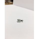 Platinum diamond pendant,1ct diamond 9enhanced ) h colour i2 clarity,1.8gms plainum uk hallmark