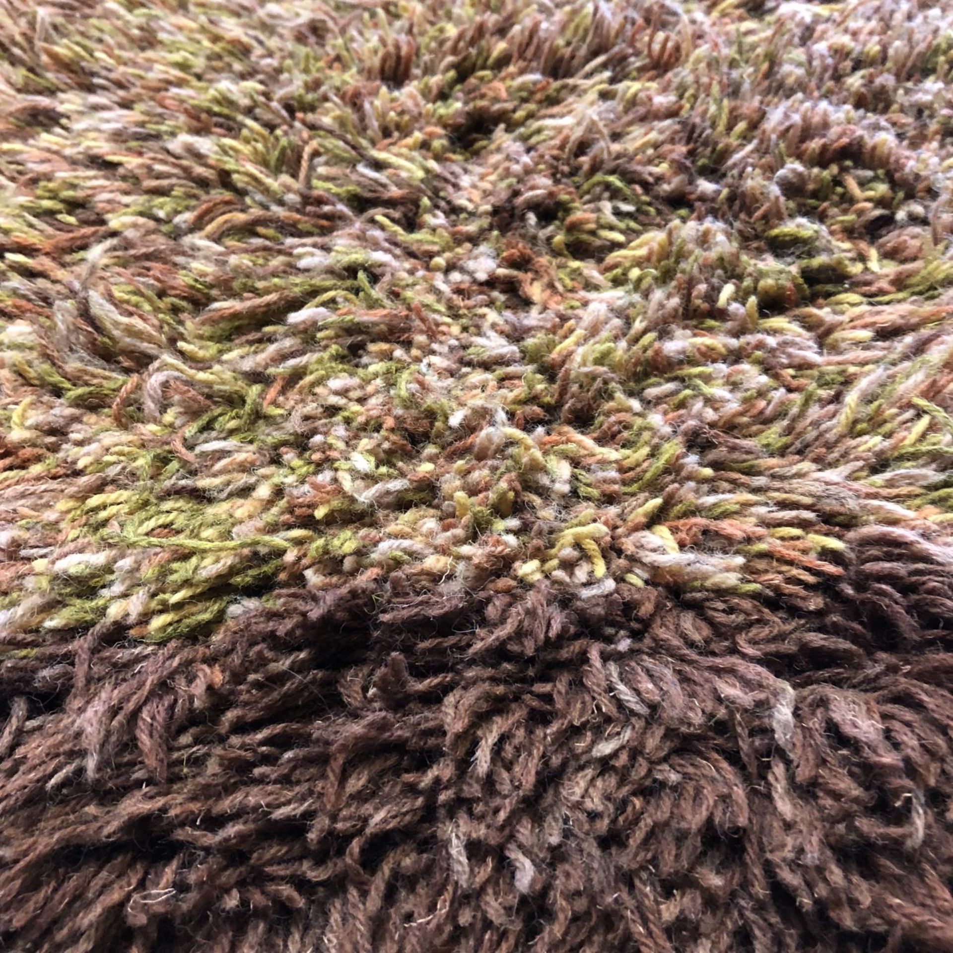 Retro Scandinavian Long Pile Shaggy Rug - Image 2 of 4