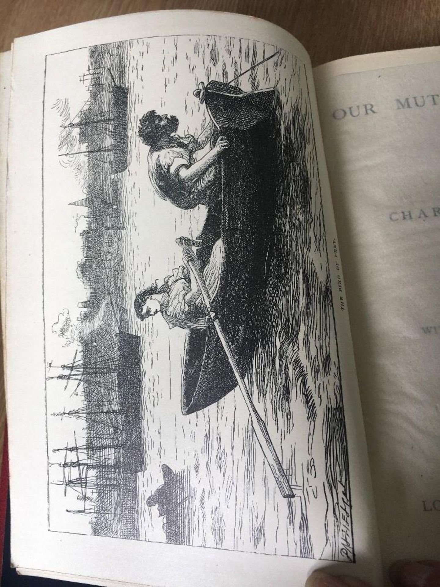 Antique - Charles Dickens - Our Mutual Friend - Chapman & Hall - 1892 - Image 2 of 3