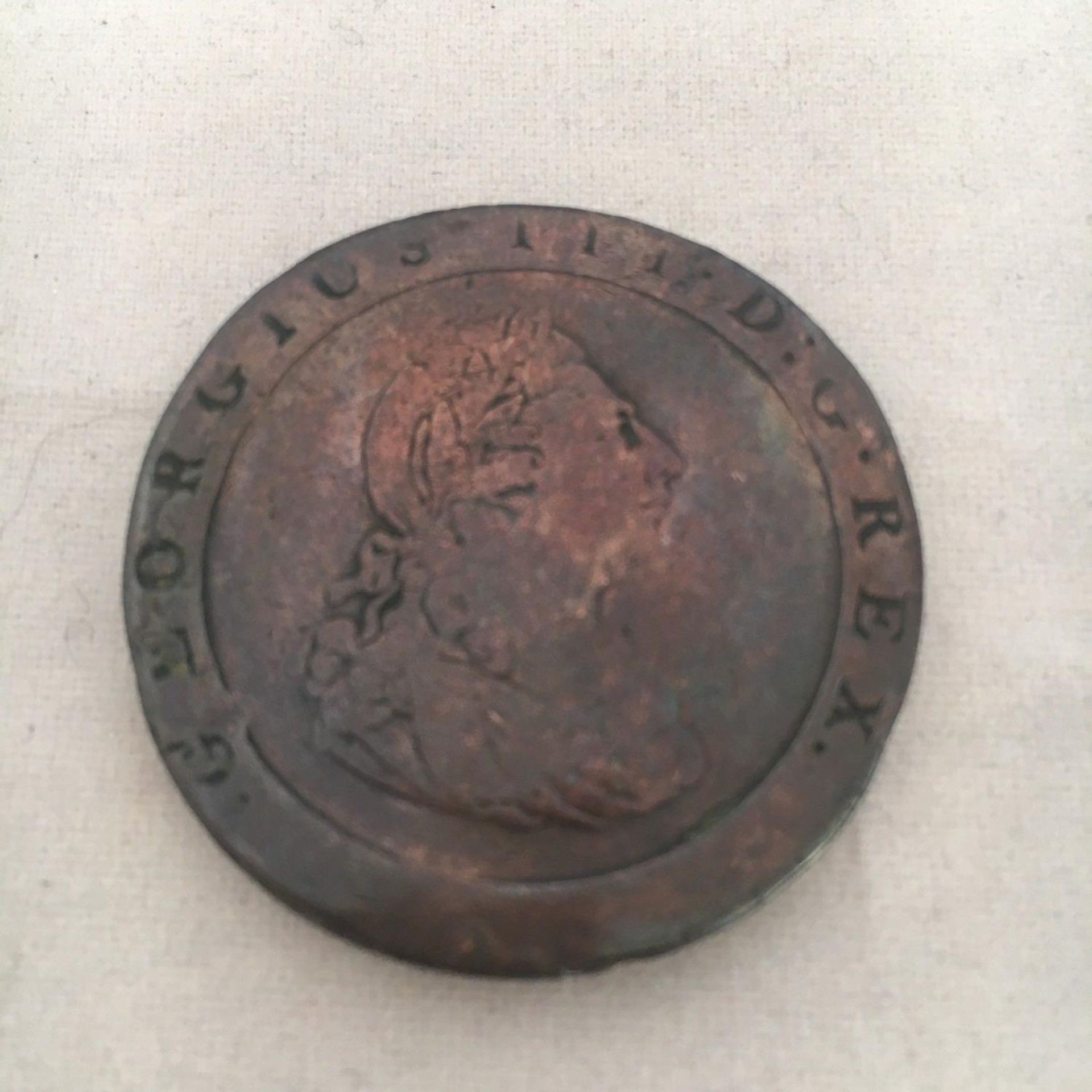 George III 1797 Cartwheel Twopence 2d Coin