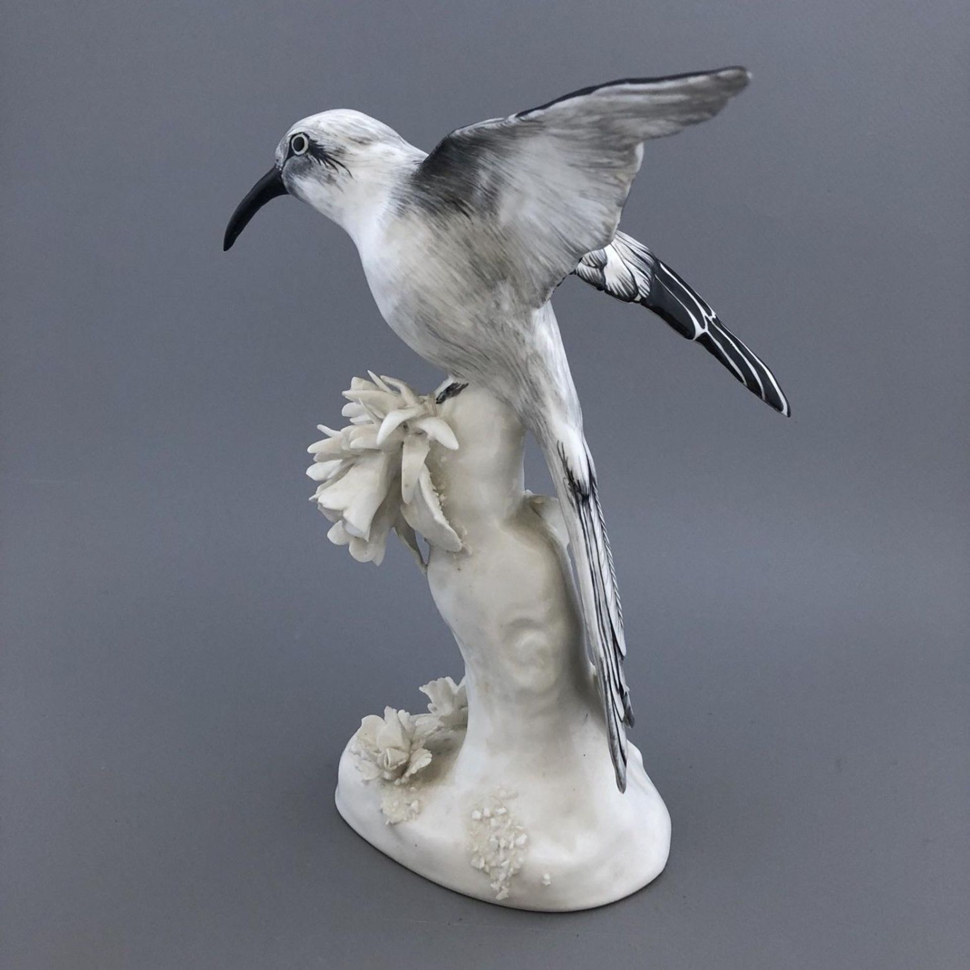 English Porcelain Bee Eater Bird Figurine by J T Jones for Crown Staffordshire - Image 4 of 6