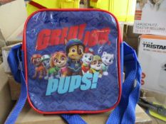 Appx 25pcs Brand new Paw Patrol small carry bag