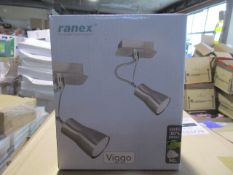 12pcs Brand new Ranex Vaggio light includes CF Bulb ( GU 10 ) rrp £7.99 each
