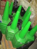 Appx 50pcs full size green traffic cone by JSP