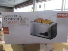 Brand new Boxed Princess 4 slice long slot toaster RRP £49.99