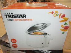 Brand new Boxed Tristar 2.5L Cool wall fryer rrp £49.99