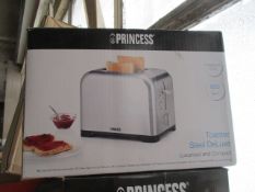 Brand new Boxed Stainless steel deluxe Princess Toaster