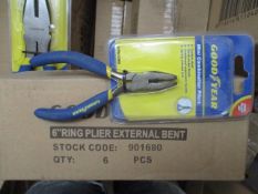6 pcs Brand New Ring Plier External Bent - 6pcs in lot
