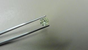 1.03ct Brilliant Cut Diamond, Enhanced stone. J colour, i2 clarity. . Valued at £1490