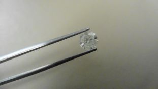 1.00ct Brilliant Cut Diamond, Enhanced stone. H colour, I2 clarity. . Valued at £1650