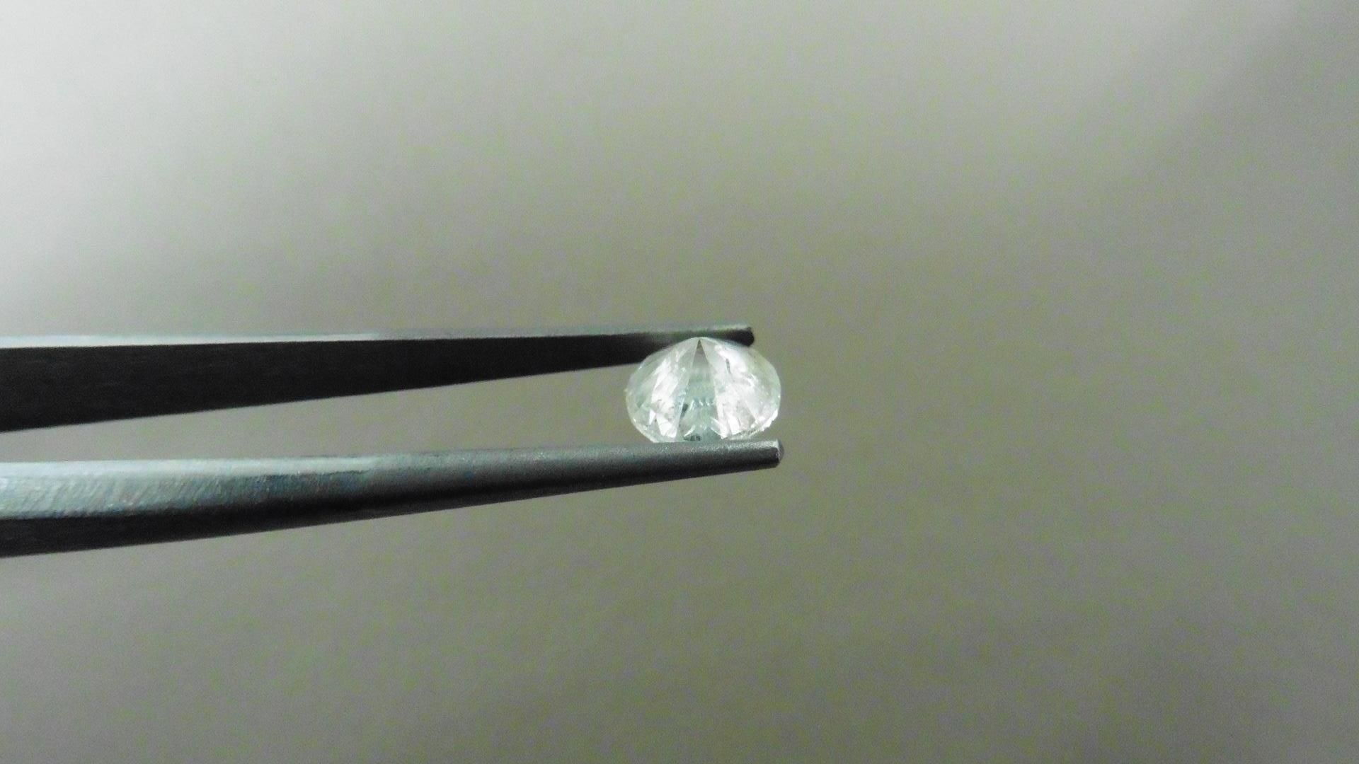 1.02ct Brilliant Cut Diamond, Enhanced stone. I colour, I2 clarity.. Valued at £1490 - Image 2 of 4