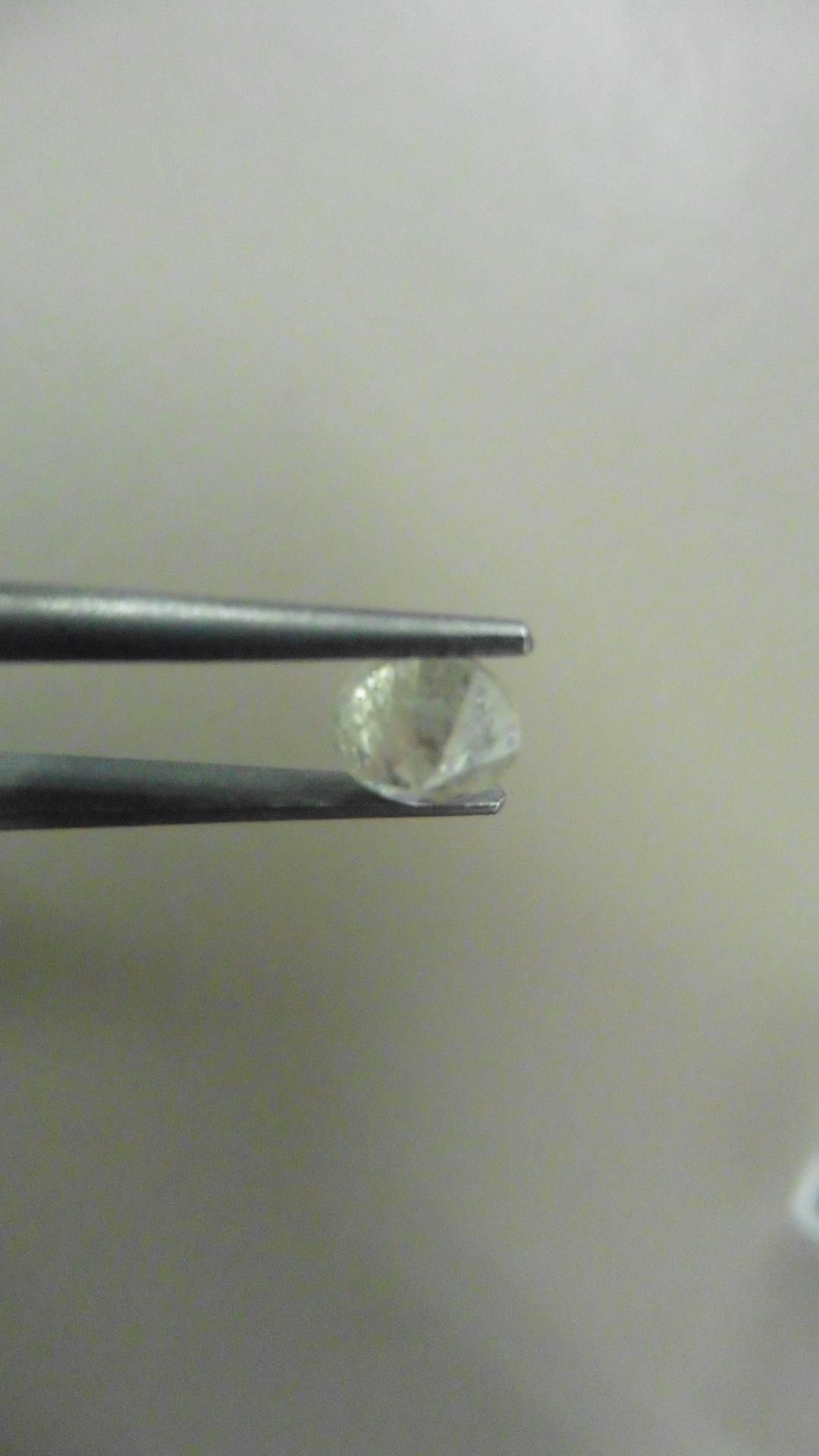 1.01ct Brilliant Cut Diamond, Enhanced stone. K colour, I1 clarity. . Valued at £1490 - Image 2 of 5