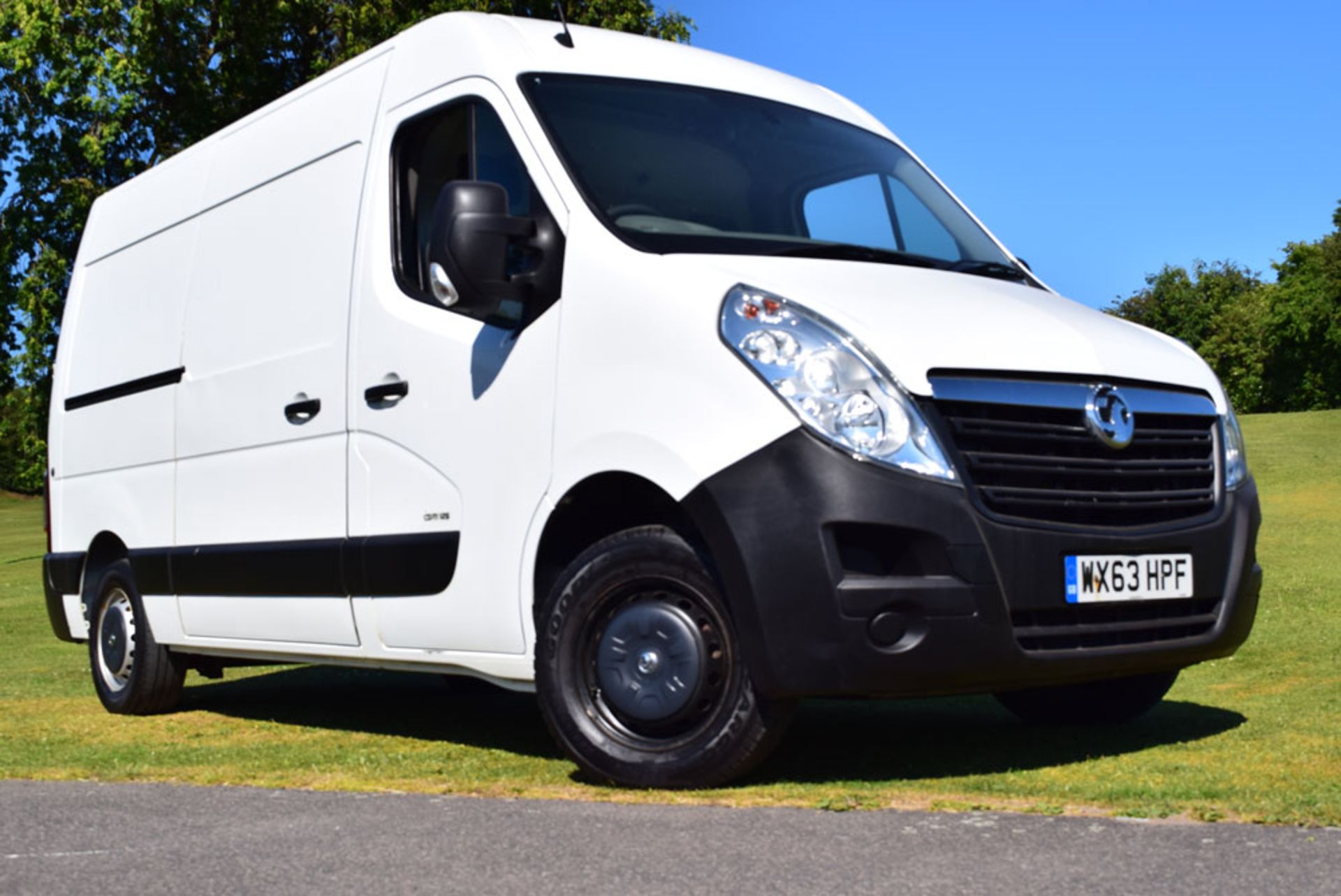 2013 Vauxhall Movano F3500 CDTI L2H2 Panel Van With Ramp, Winch And Washable Lining