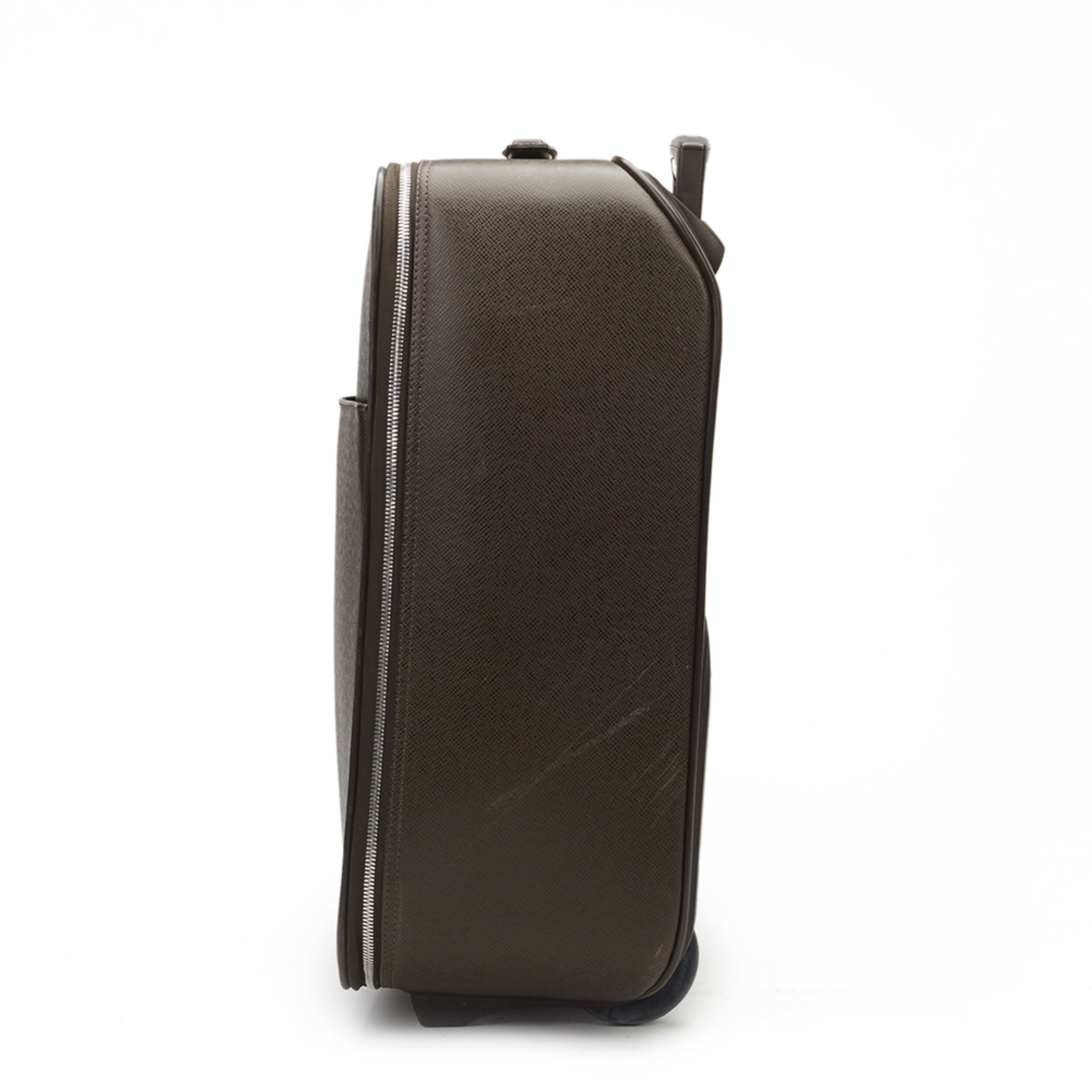 Louis Vuitton Brown Taiga Leather Pegase 45 Rolling Case - Image 5 of 11