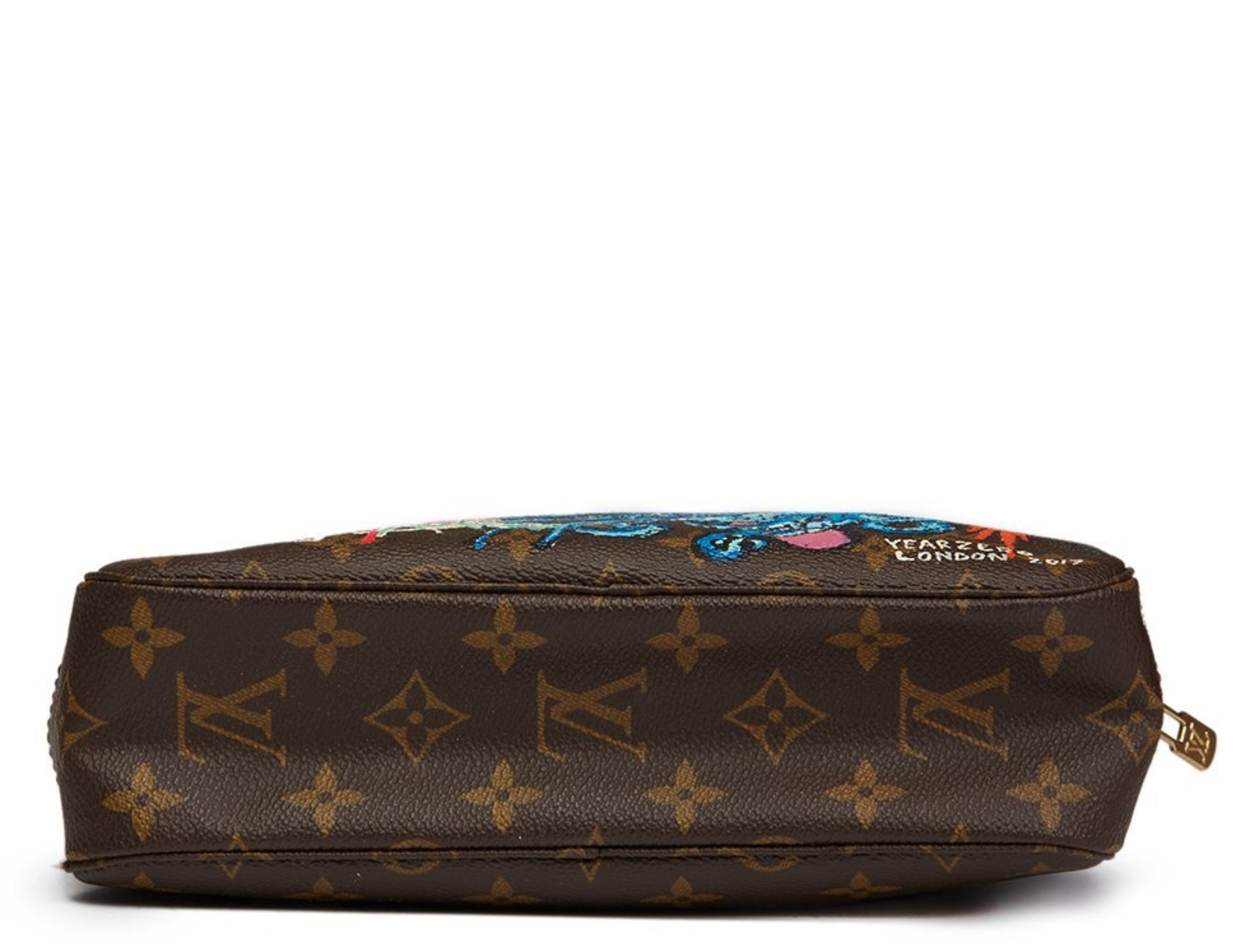 Louis Vuitton Hand-Painted 'Sick Of It All' X Year Zero London Toiletry Pouch - Image 10 of 11