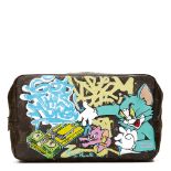 Louis Vuitton Hand-Painted 'Get This Money' X Year Zero London Toiletry Pouch