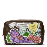 Louis Vuitton Hand-Painted 'Ca$H Me Outside' X Year Zero London Toiletry Pouch