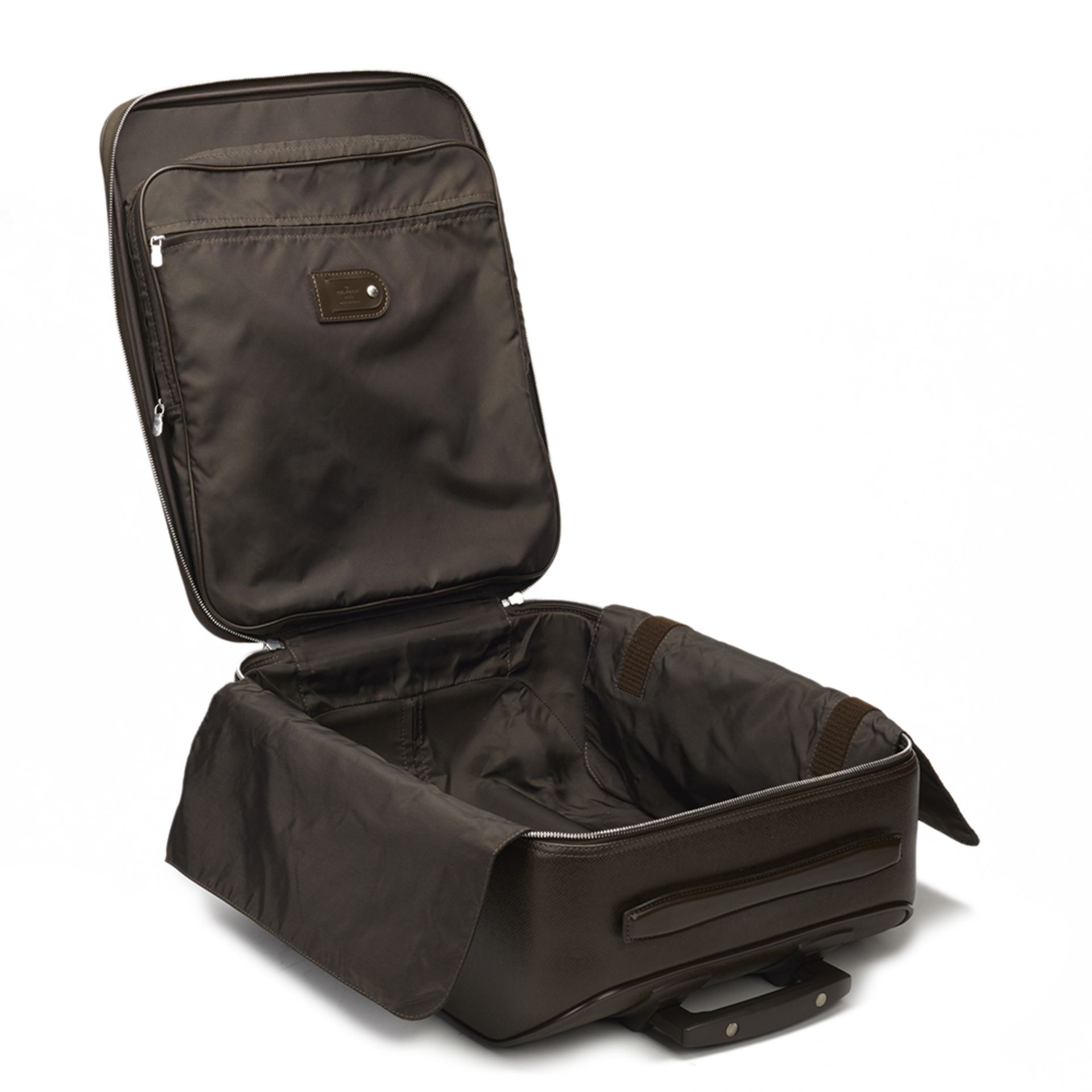 Louis Vuitton Brown Taiga Leather Pegase 45 Rolling Case - Bild 8 aus 11