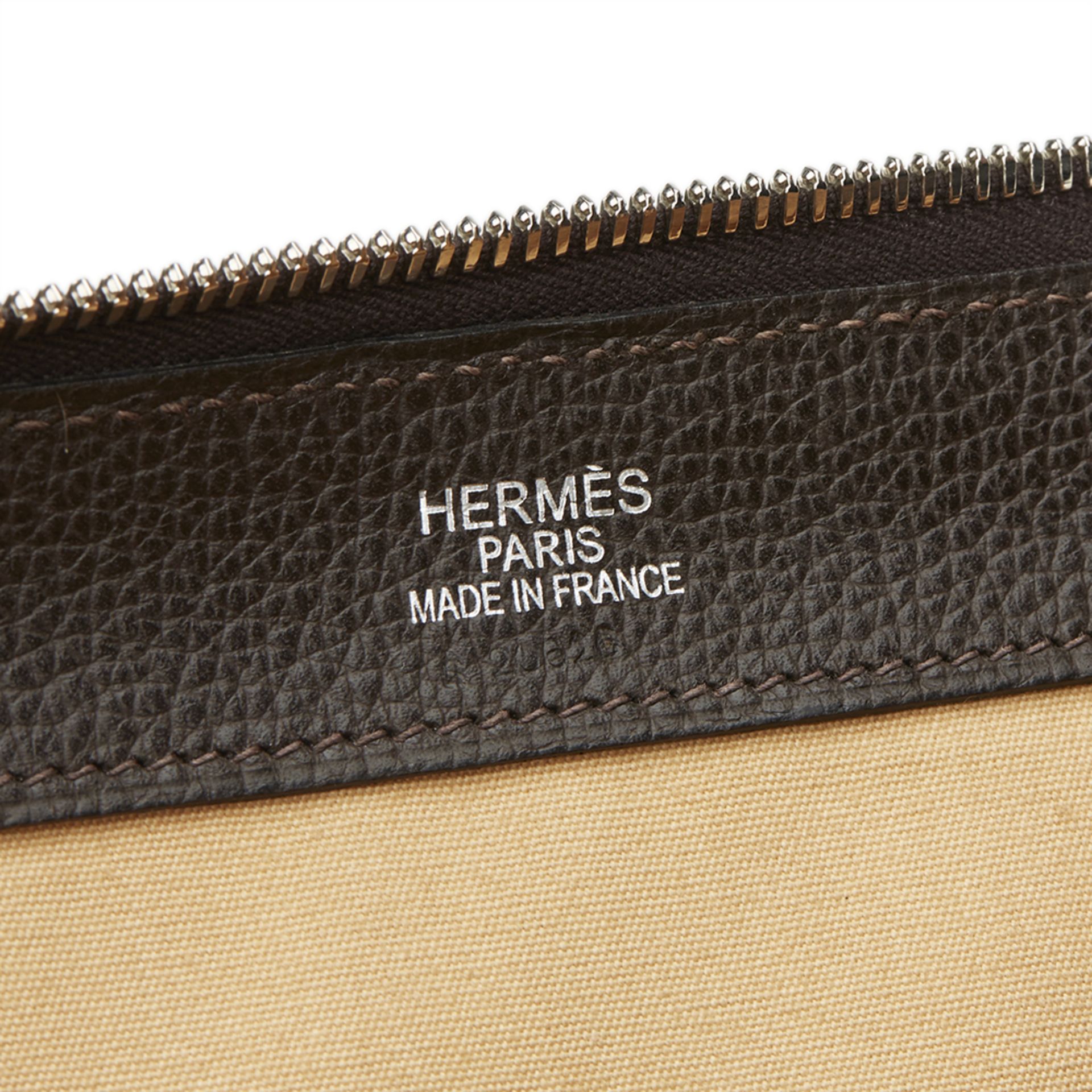 Hermès Ebene Vache Liégée Leather Paris Bombay 50Cm - Image 7 of 11