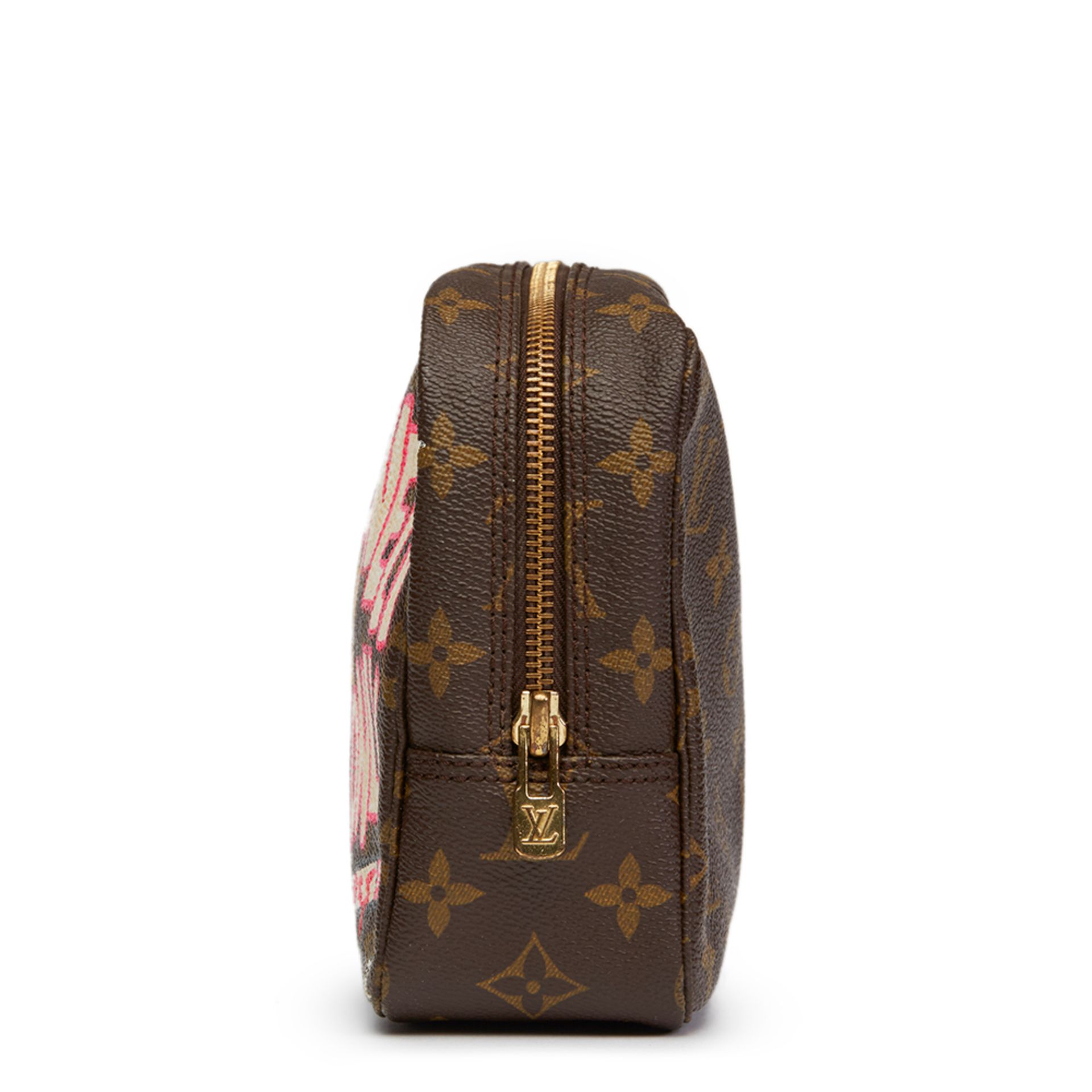 Louis Vuitton Hand-Painted 'Lonely For You Only' X Year Zero London Toiletry Pouch - Bild 2 aus 9