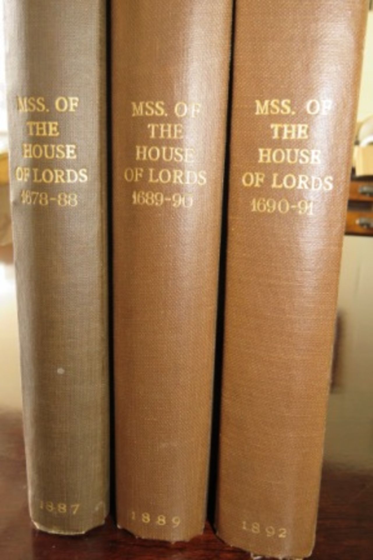 Antique books - house of lords manuscripts 1678-1691 (3 volumes) - Image 2 of 3