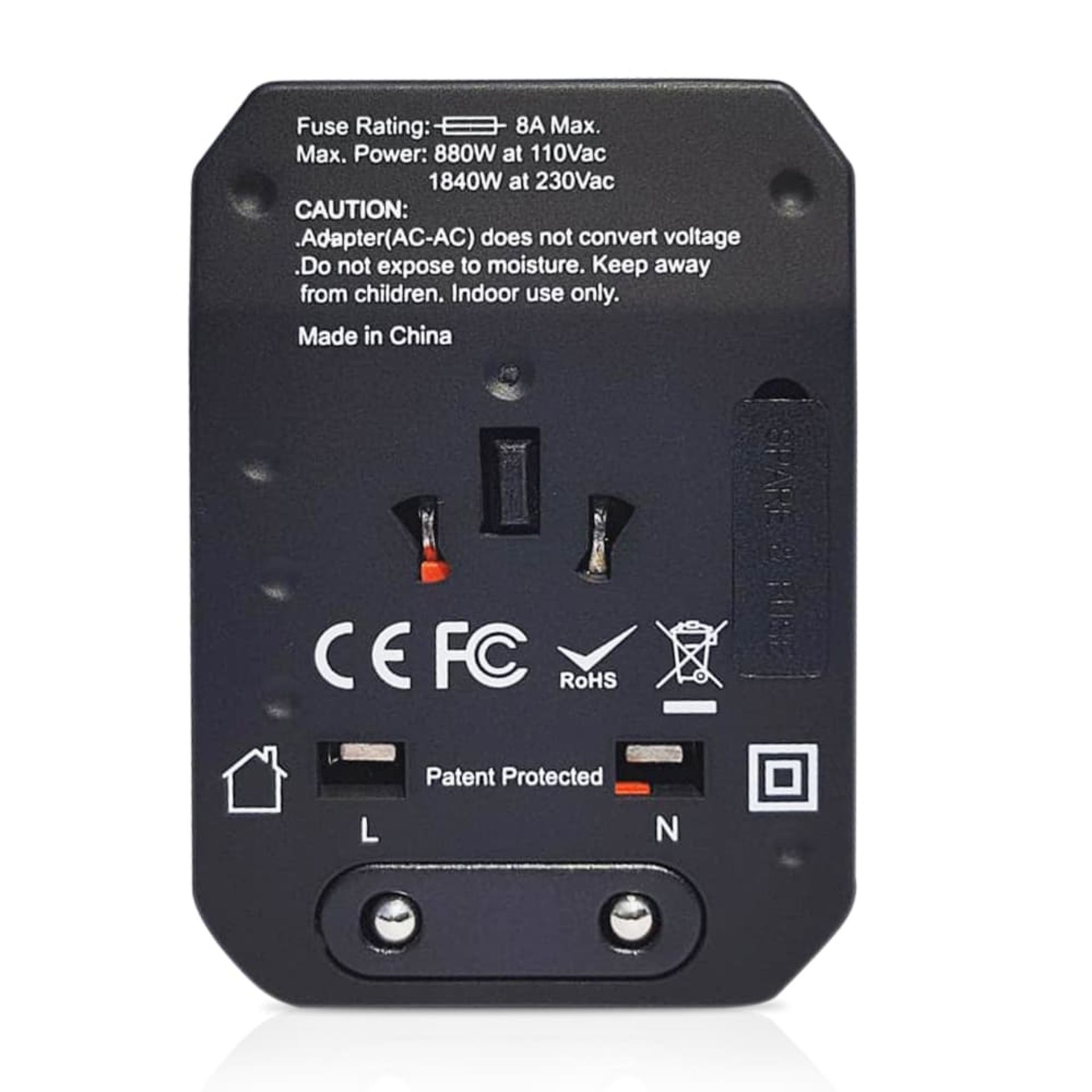 10x WADAP® universal AC Power adapter 4 in 1 Charger travel Adapter - Bild 2 aus 6