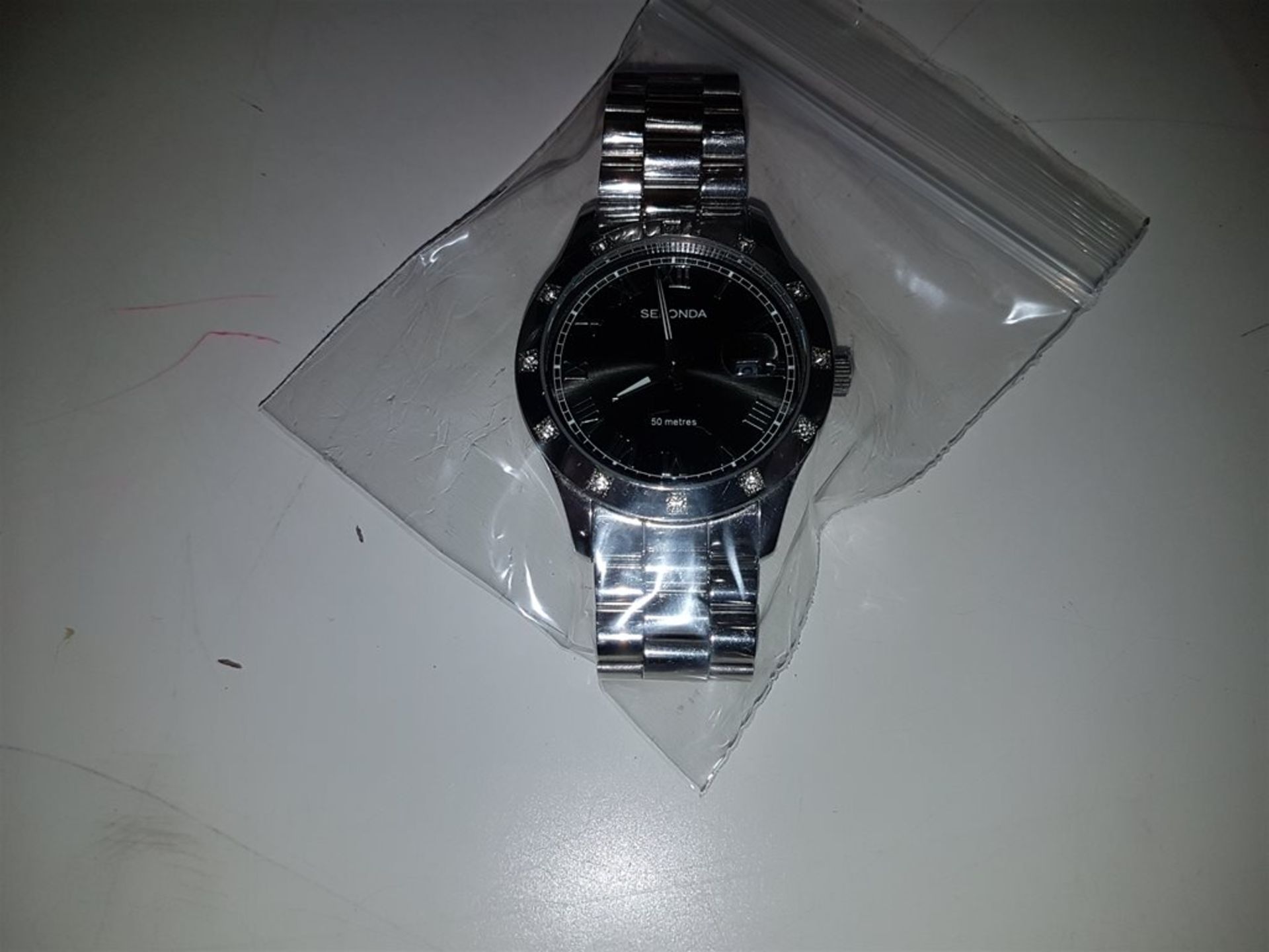 Customer Returns Sekonda 3248 Gents Stainless Steel Bracelet Quartz watch RRP £50