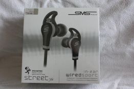 x6 SMS Street headphones in Black