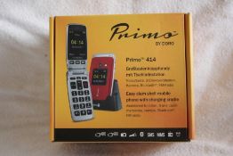 x1 DORO Primo 414 Red mobile phone