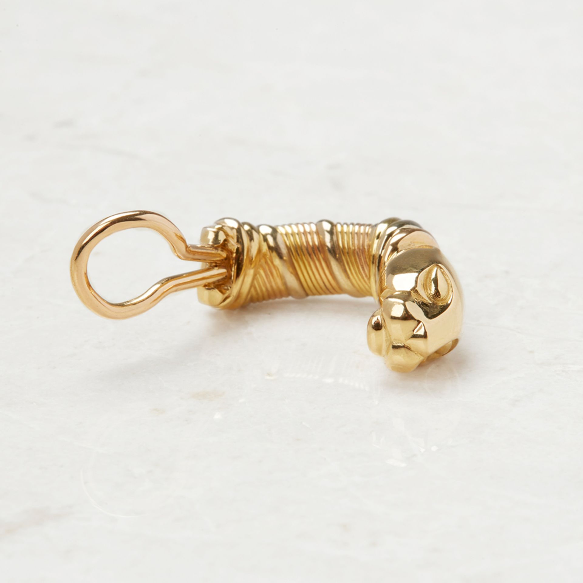 Cartier, 18k Yellow Gold Panthère Earrings - Bild 6 aus 8
