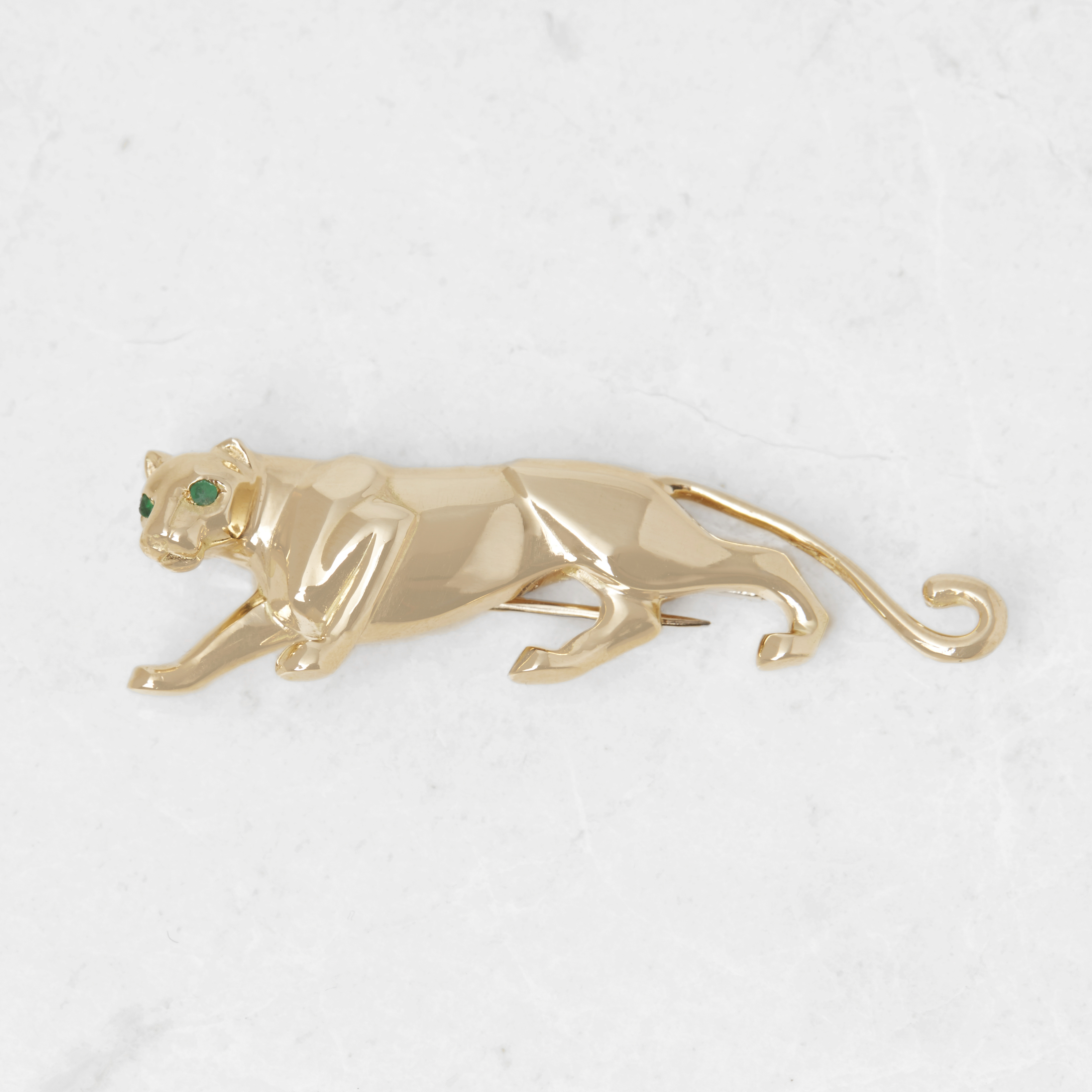 Cartier, 18k Yellow Gold Panthère Brooch - Image 3 of 9