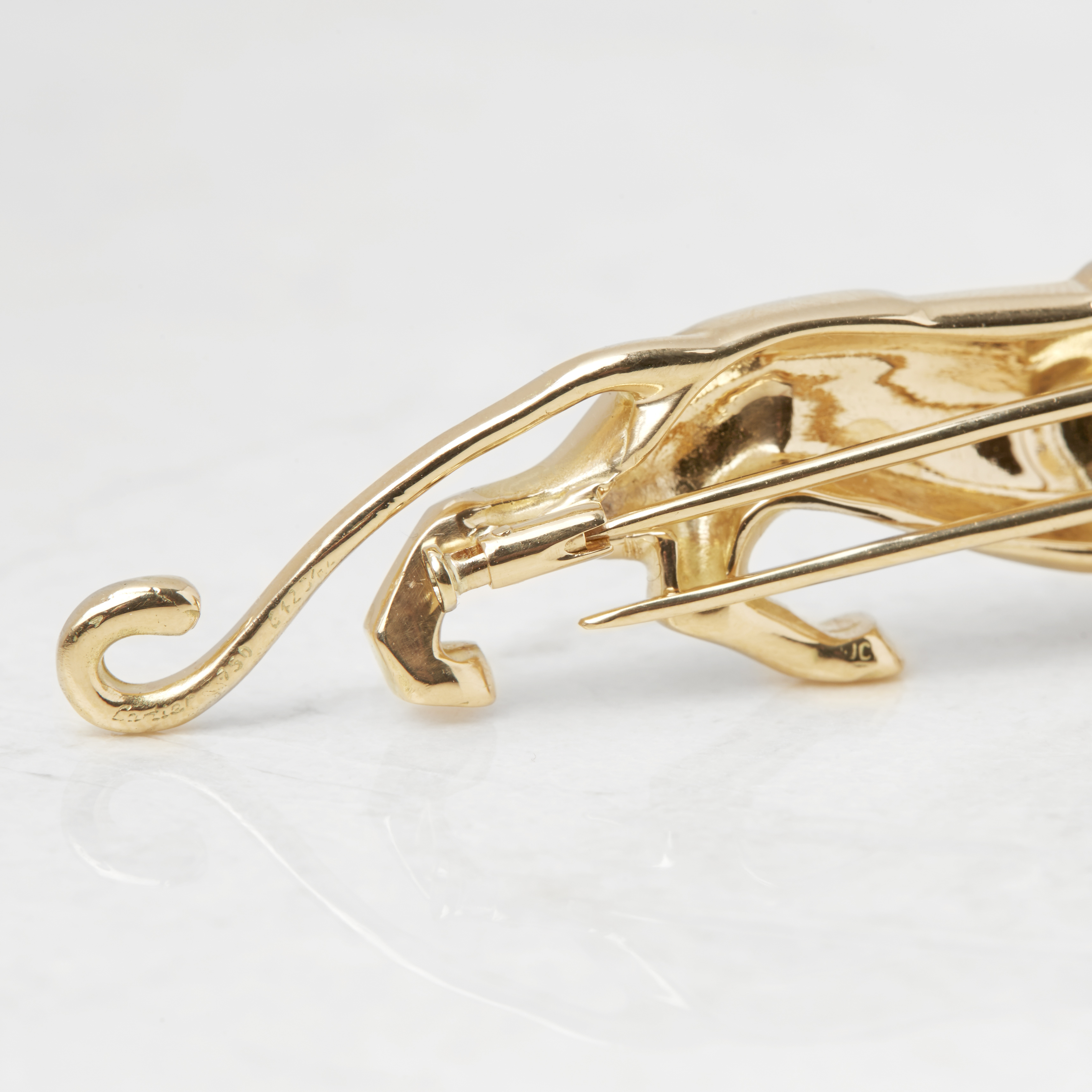 Cartier, 18k Yellow Gold Panthère Brooch - Image 5 of 9
