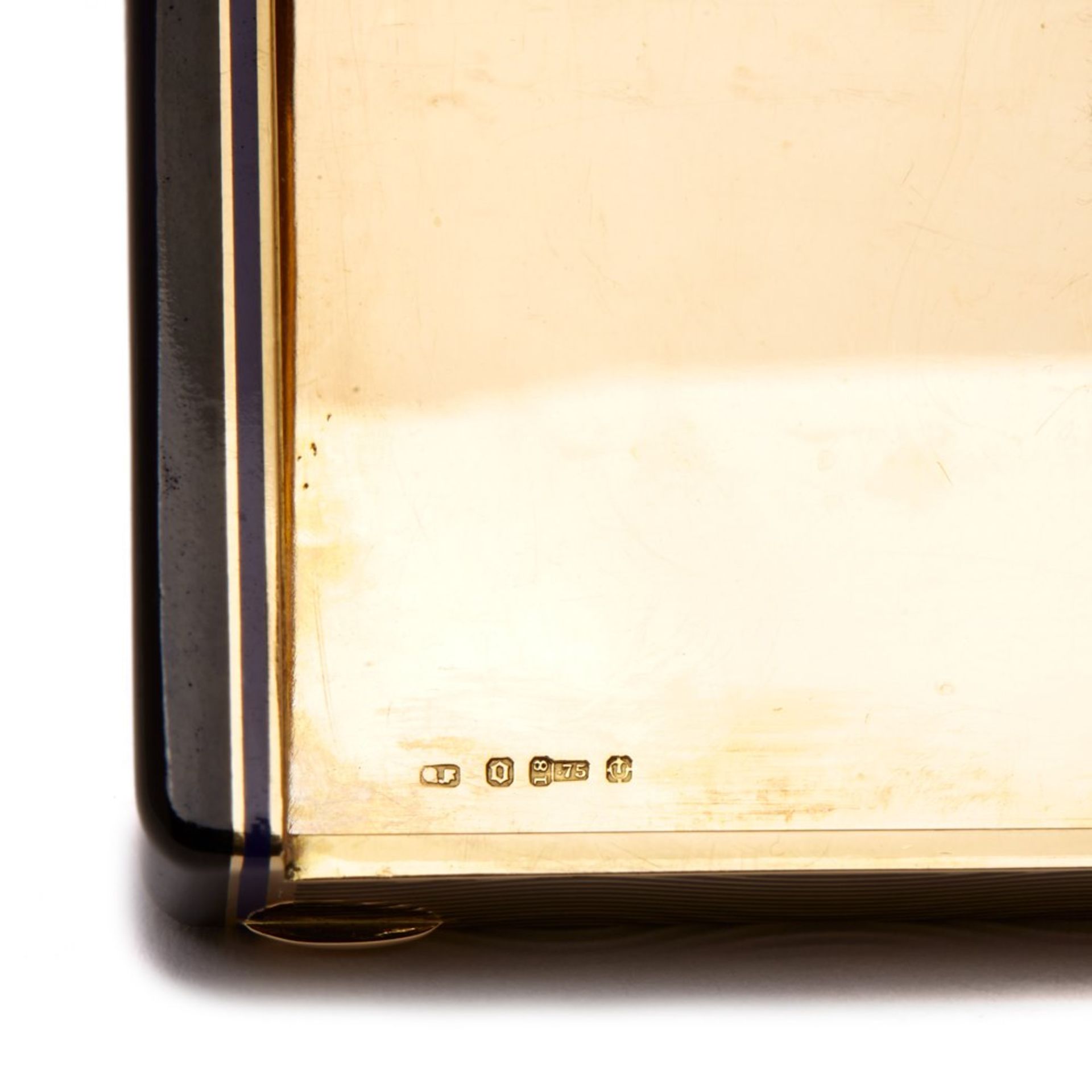 Cartier, 18k Gold & Enamel Art Deco Vanity Case - Image 9 of 14